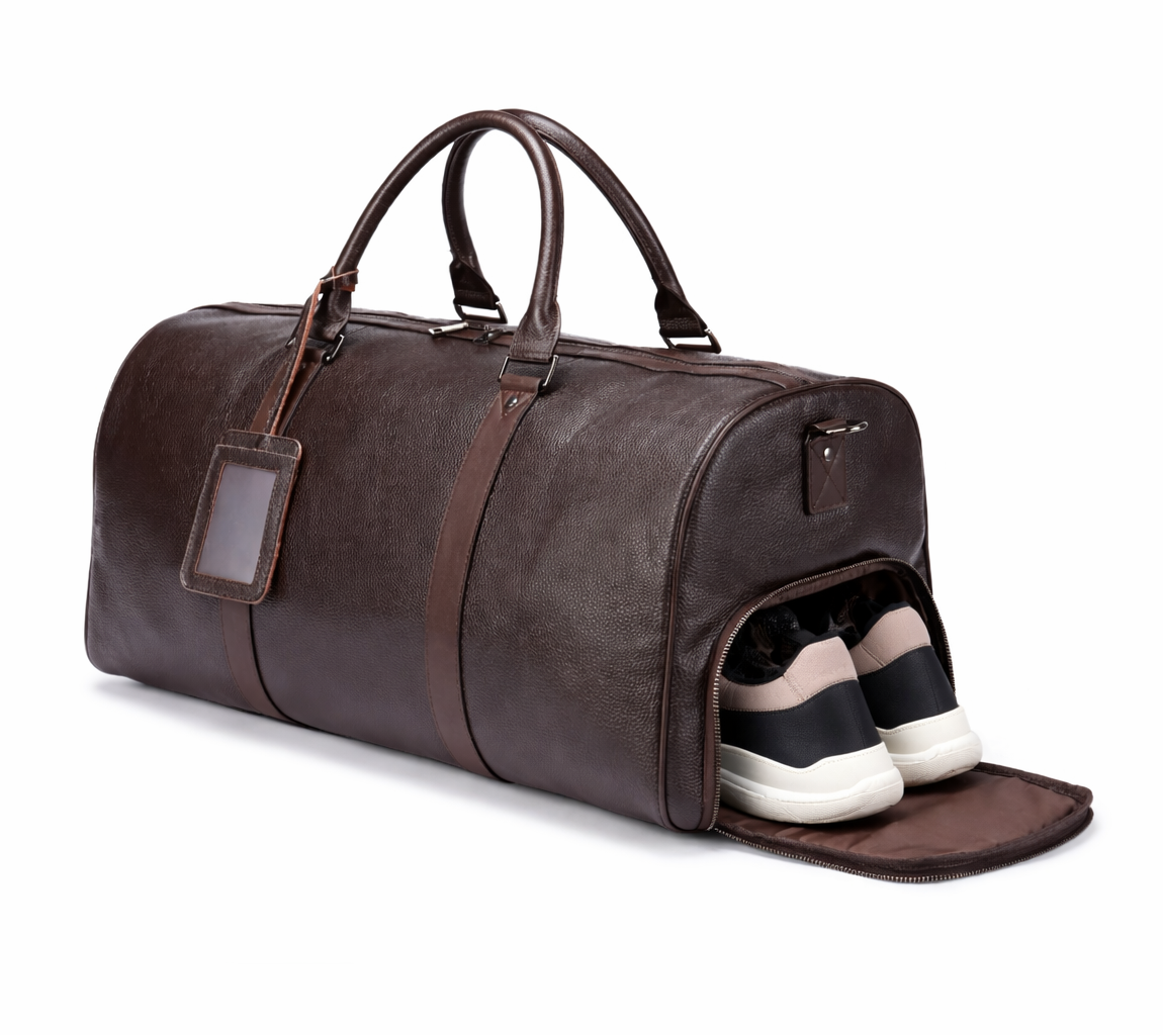 VERATI GRANDE Weekendbag i läder - 55 cm