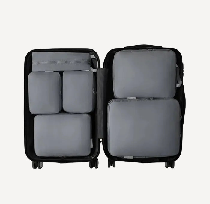 Packkuber 6-pack reseförvaring