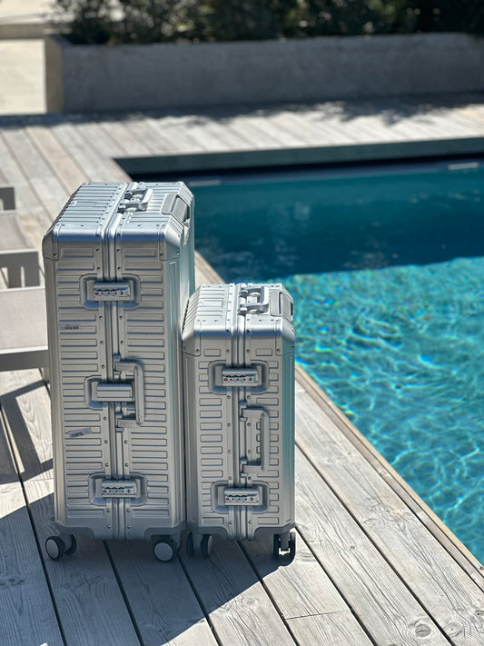 VOYAGER premium-resväska i aluminium, TSA-lås