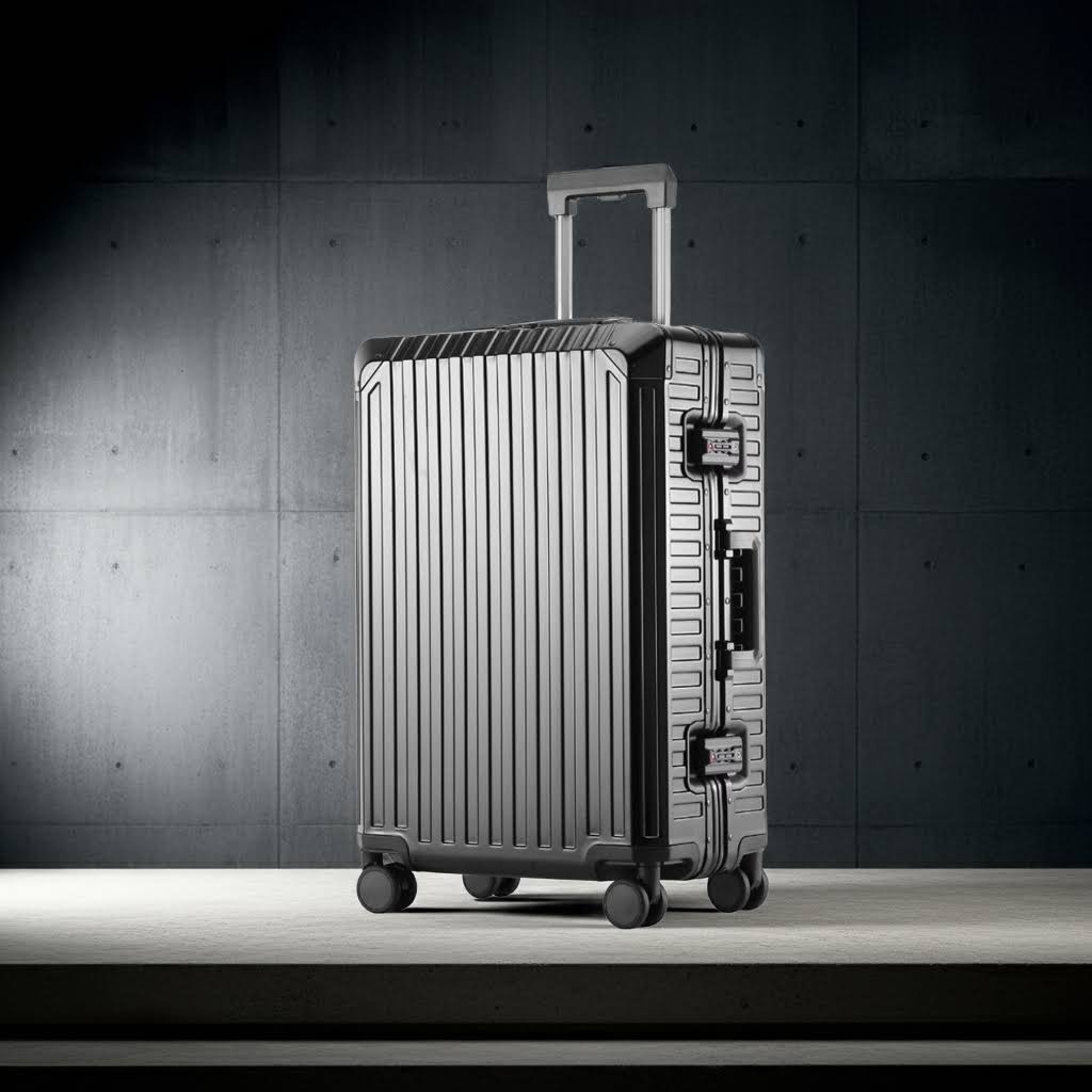 VOYAGER premium-resväska i aluminium, TSA-lås