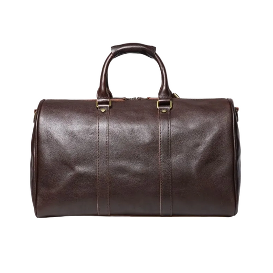MORETTI Weekendbag i läder - 45 cm